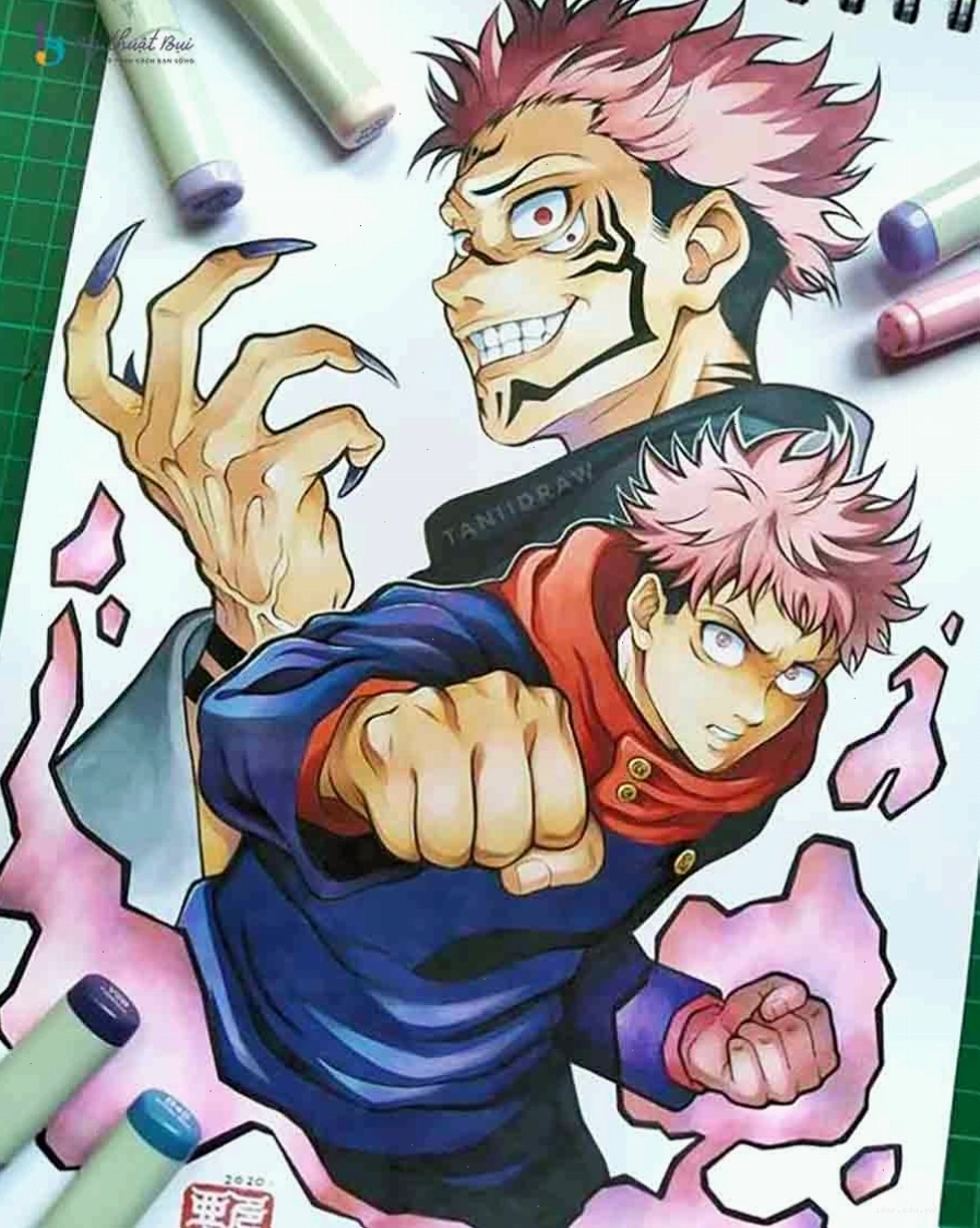 Ảnh anime vẽ nhân vật nam ấn tượng