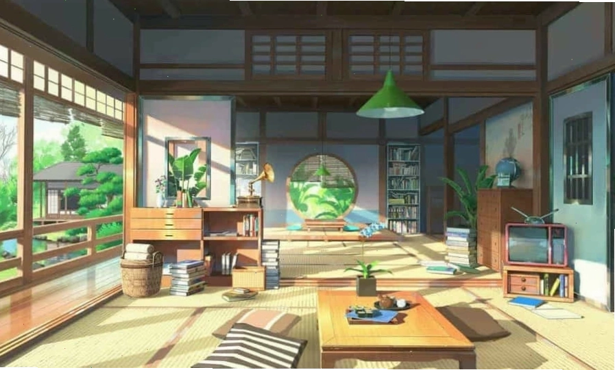 Anime living room live wallpaper