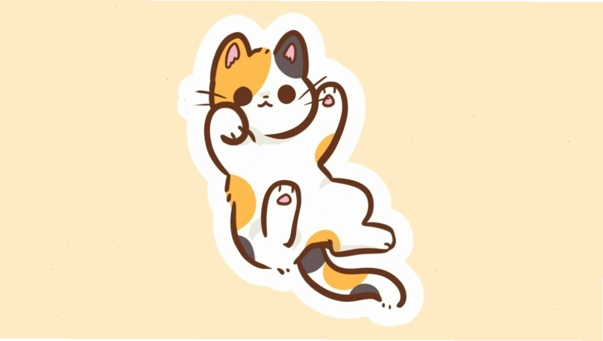 Avatar mèo Chibi phong cách anime với biểu cảm ngạc nhiên