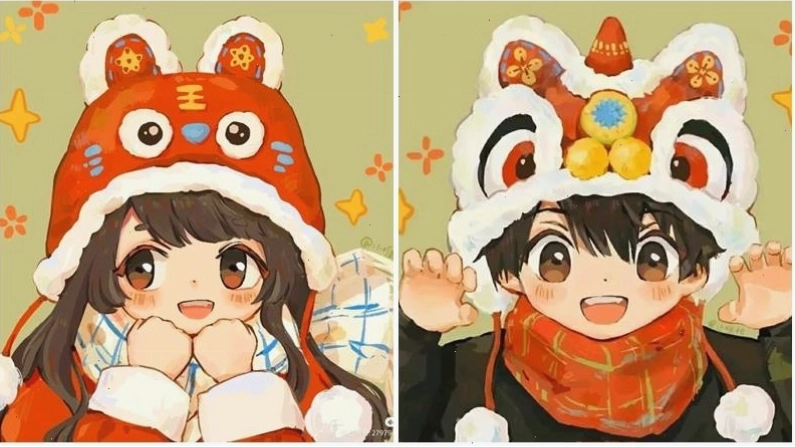 Avatar Tết meme đáng yêu