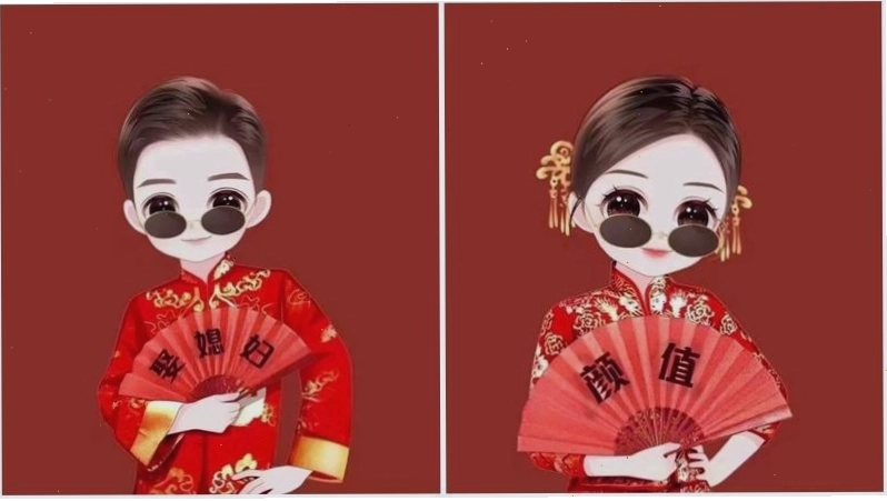 Avatar Tết ngầu với họa tiết độc đáo