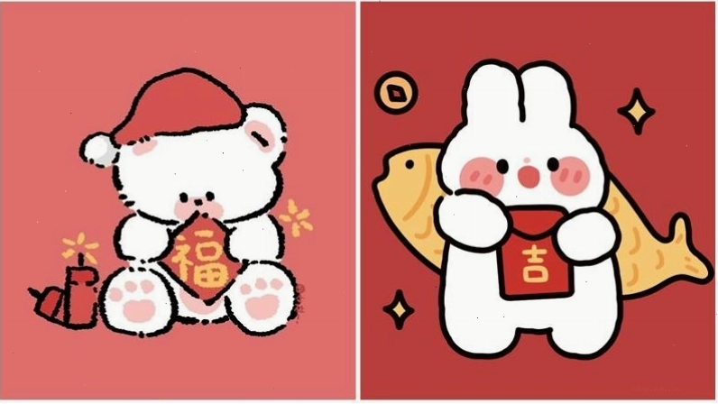 Bạn bè cùng nhau tạo avatar Tết