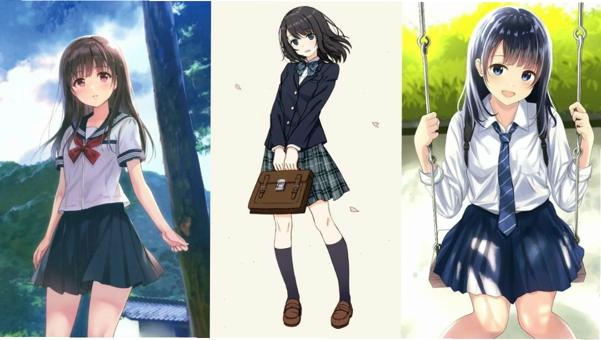Bản vẽ nhân vật nữ anime với phong cách độc đáo gợi ý cho cách vẽ trang phục anime nữ ngầu