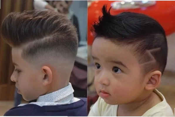 Biến tấu Pompadour với tóc hai bên fade tạo sự tương phản cuốn hút