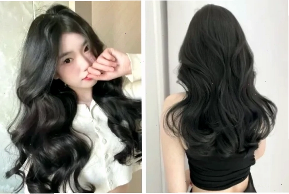 Biến tấu tóc layer dài uốn sóng cho khuôn mặt tròn béo