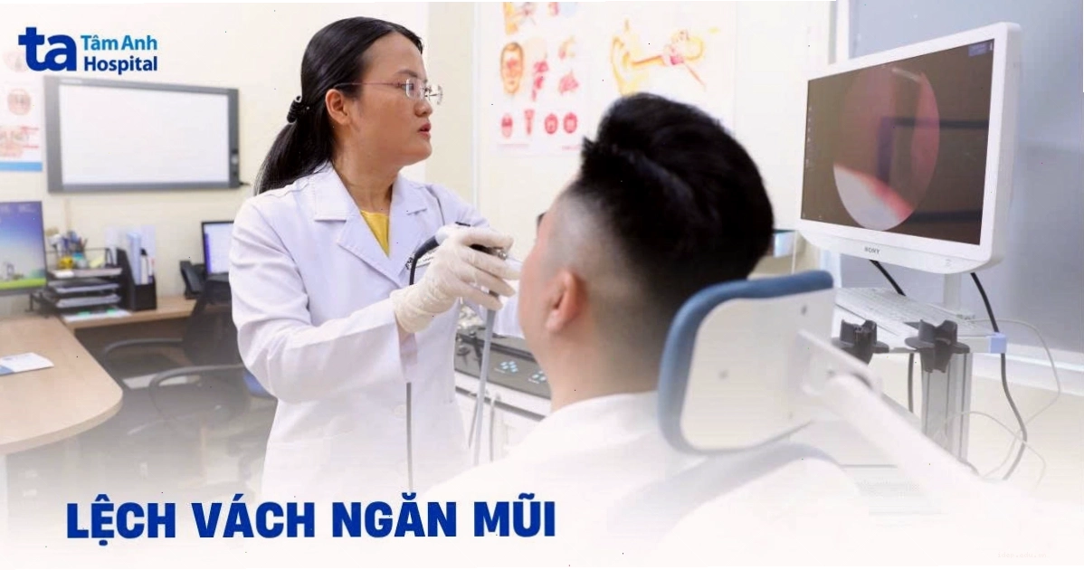 Biểu hiện của lệch vách ngăn mũi