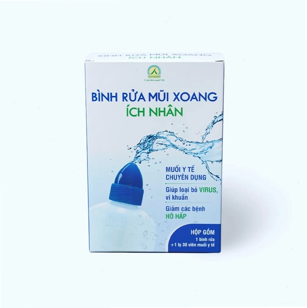 Bình rửa mũi Ích Nhân giúp giảm các bệnh hô hấp