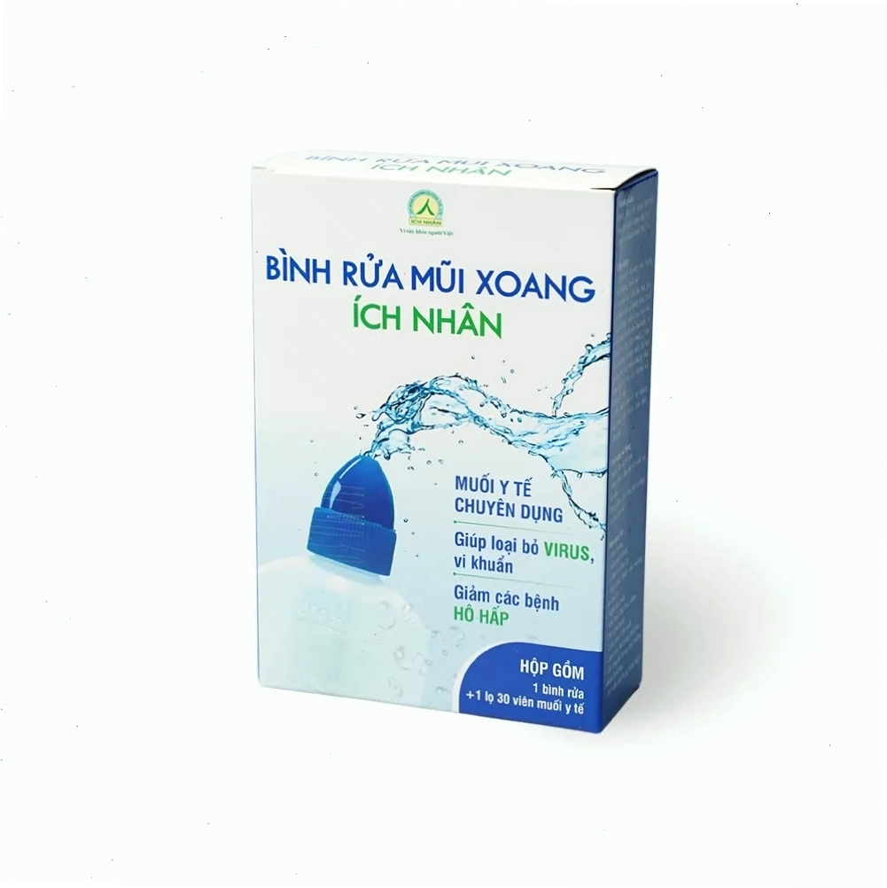 Bình rửa mũi xoang giúp giảm các bệnh hô hấp