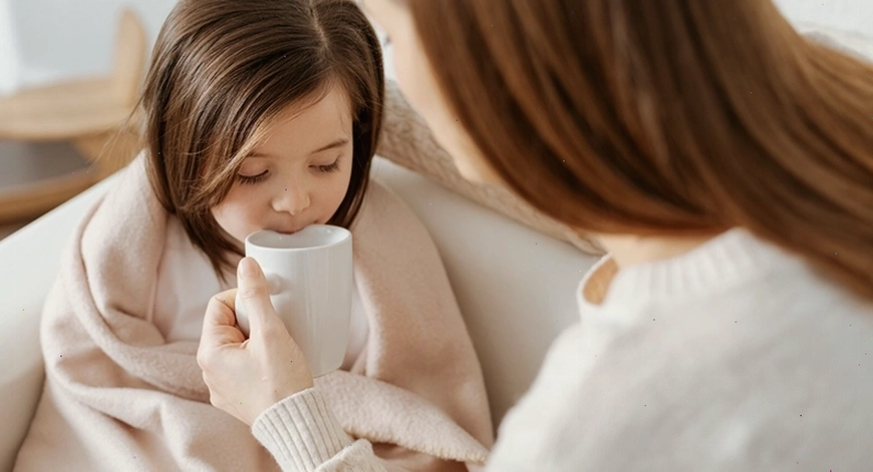 Bố mẹ nên cho trẻ bị ngạt mũi uống nhiều nước hơn mỗi ngày