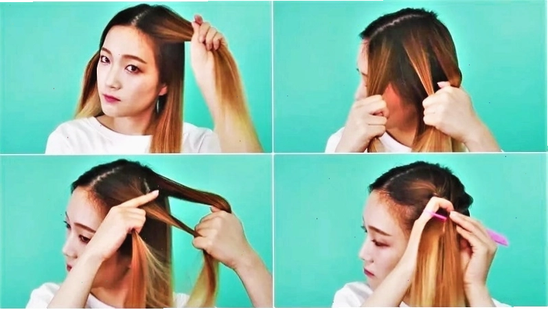Các bước thực hiện tết tóc xương cá 2 bên