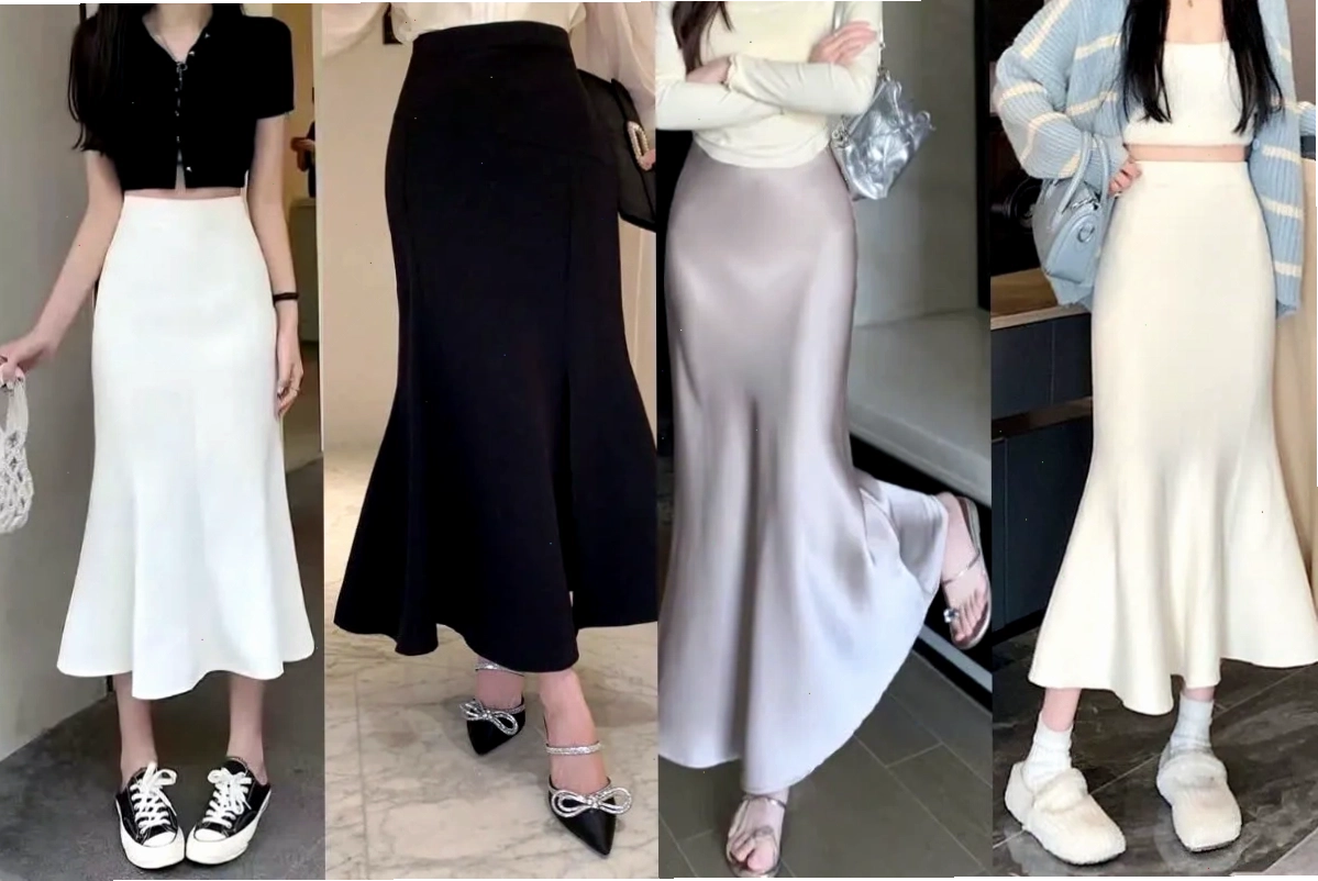 Các kiểu giày phù hợp với chân váy đuôi cá
