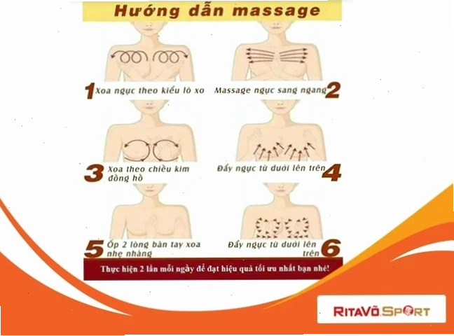 Các kiểu massage ngực khác nhau