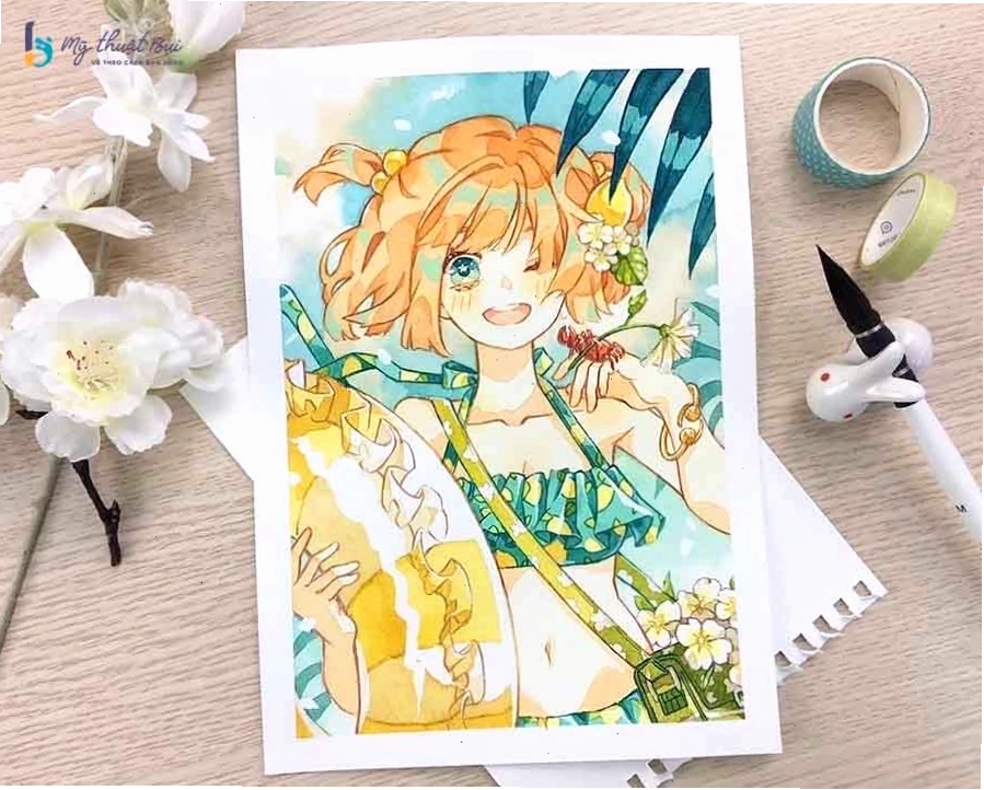 Các nhân vật anime nữ đẹp với trang phục đa dạng