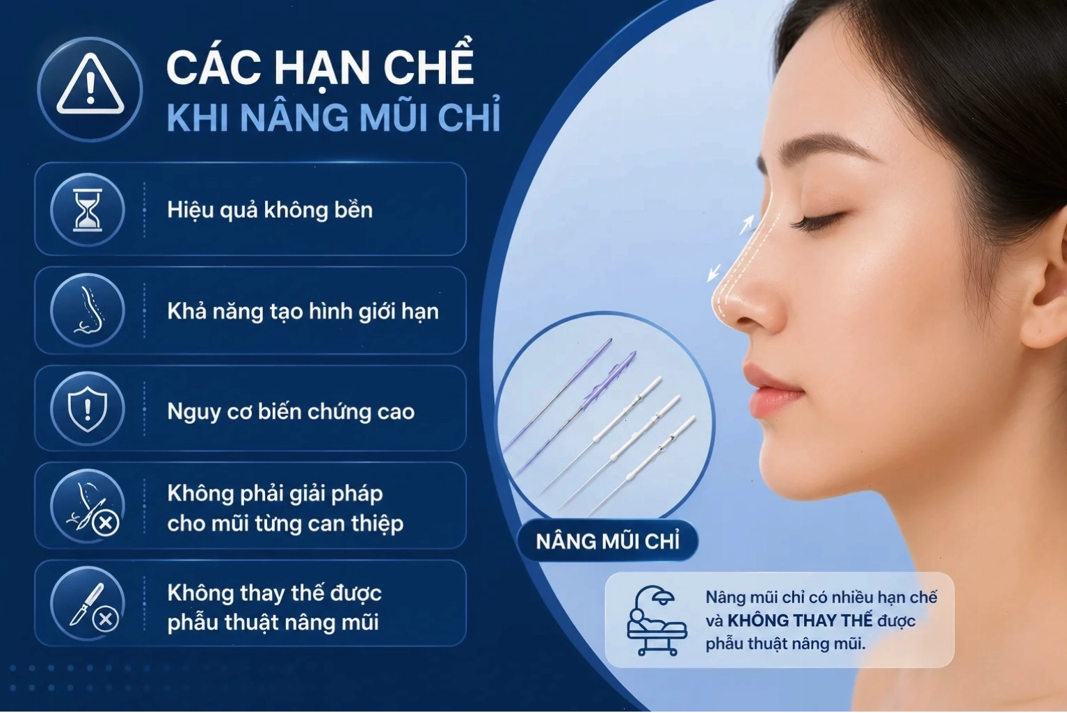 Các yếu tố làm phát sinh chi phí nâng mũi bằng chỉ