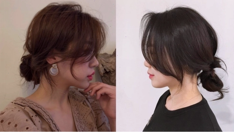 Cách búi tóc củ tỏi thấp Hàn Quốc cho bé gái