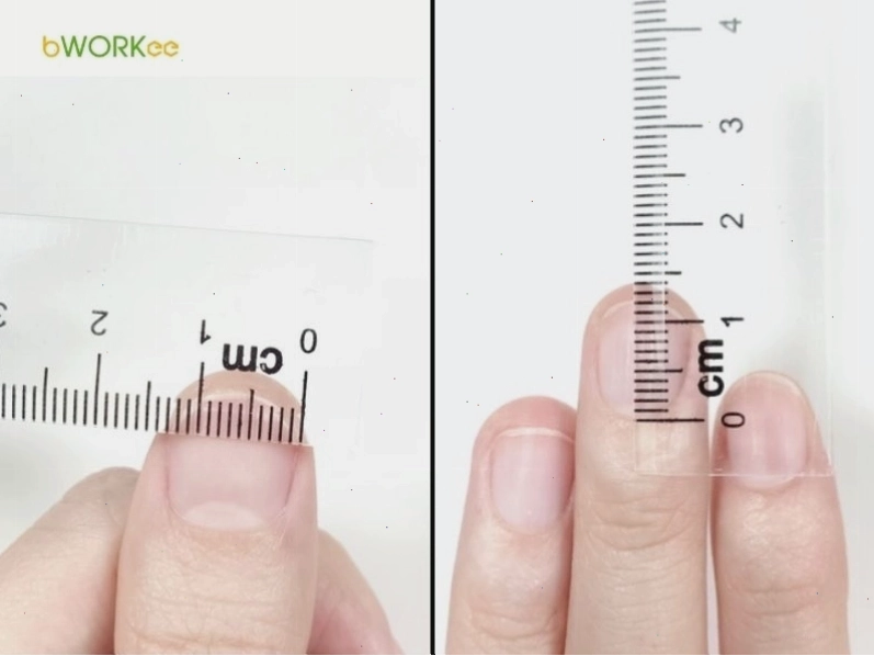 Cách đo size móng tay bằng thước kẻ