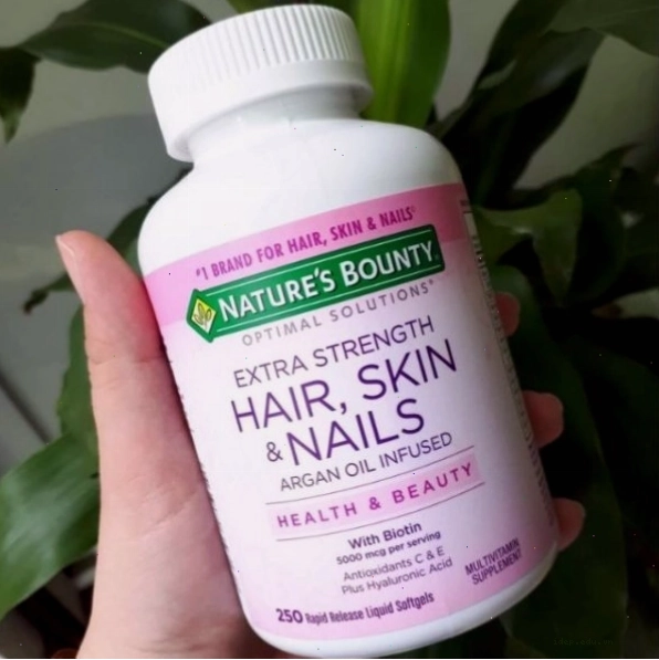 Cách sử dụng viên uống Natures Bounty Hair Skin Nails đúng cách