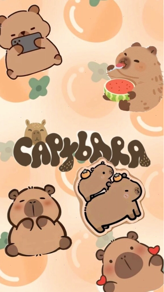 Capybara ngơ ngác giữa vườn cam