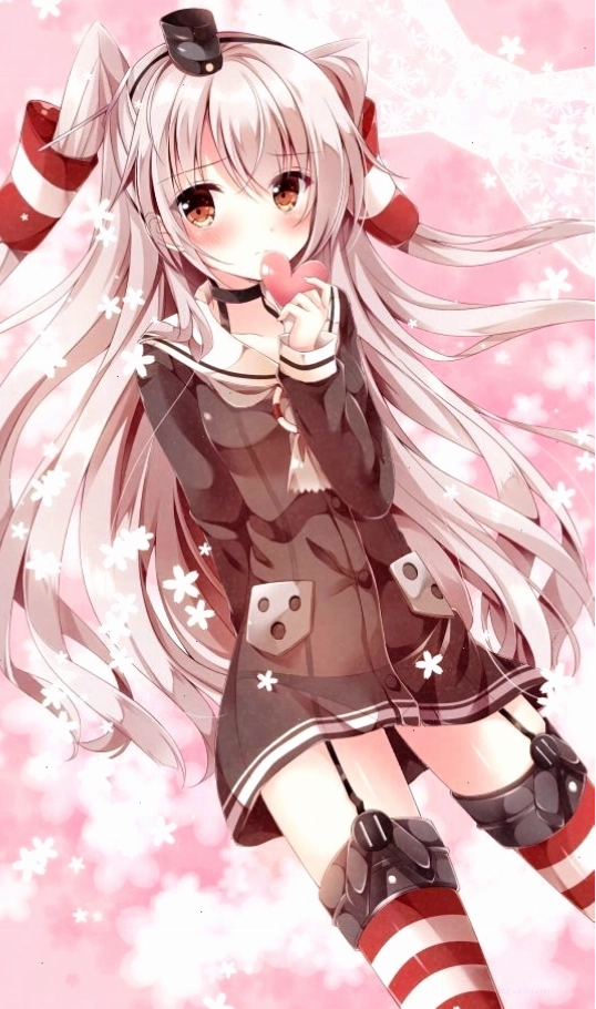 Cô gái anime dễ thương với biểu cảm tinh nghịch