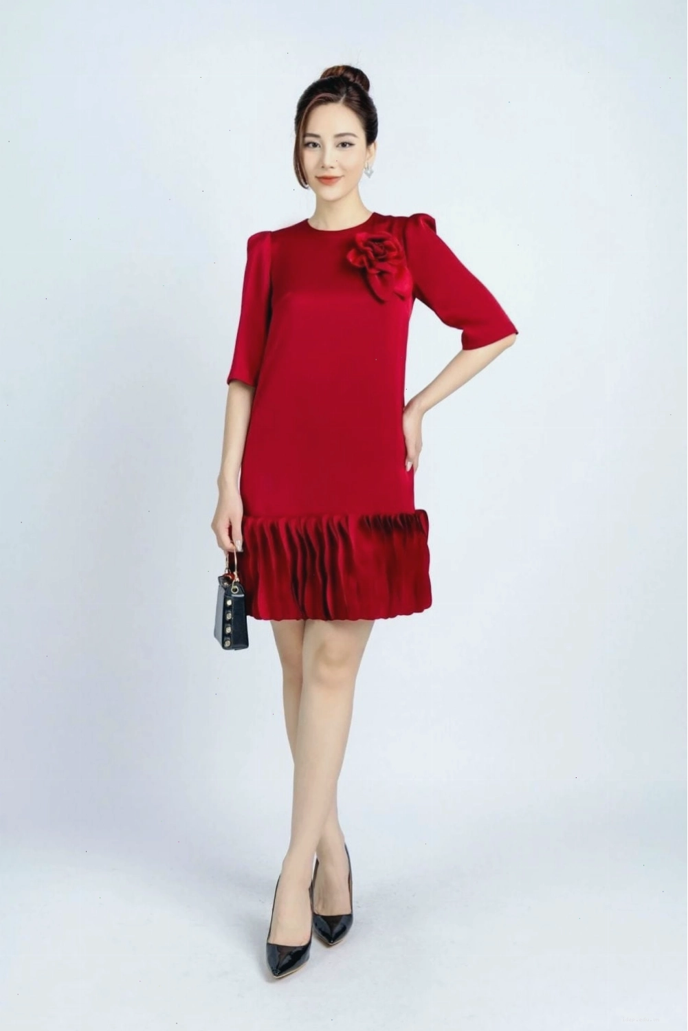 Đầm công sở dáng suông thanh lịch