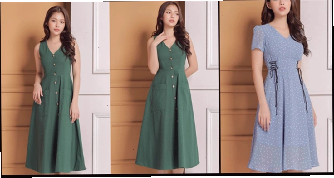 Đầm xòe siêu xinh giải nhiệt ngày hè