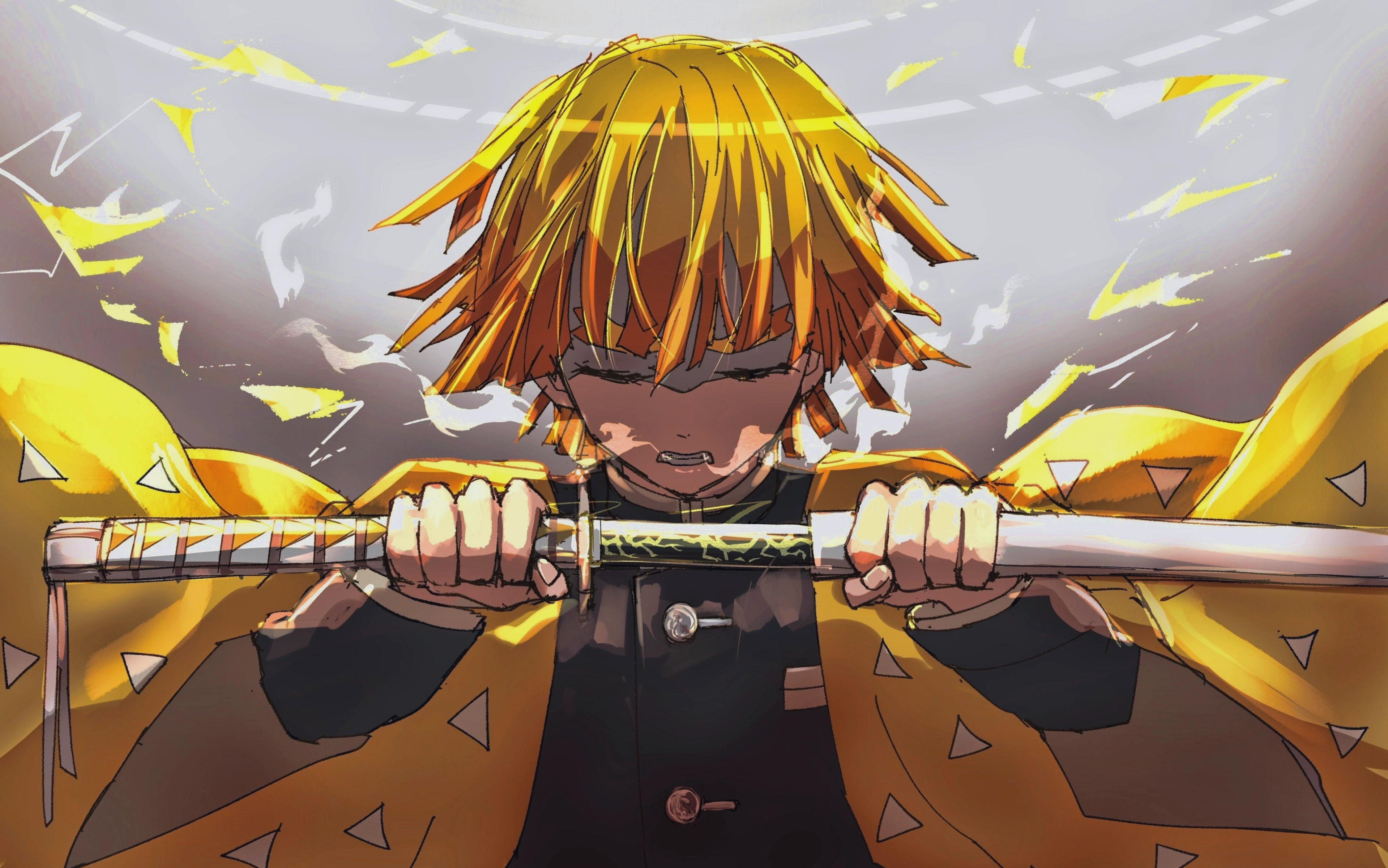 Demon Slayer Zenitsu Wallpaper