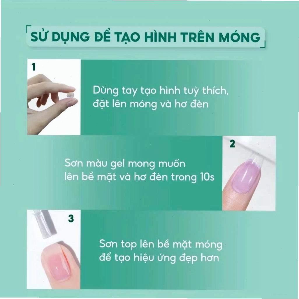 Gel vẽ nail với màu sắc đa dạng và độ bám cao