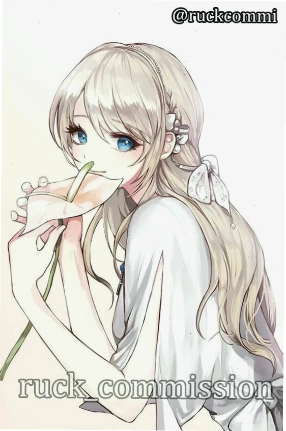 Hình ảnh anime cô gái với đôi mắt buồn sâu lắng