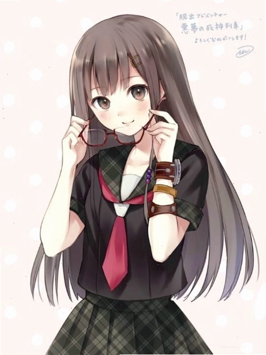 Hình ảnh anime nữ sinh đẹp trong bộ đồng phục học đường