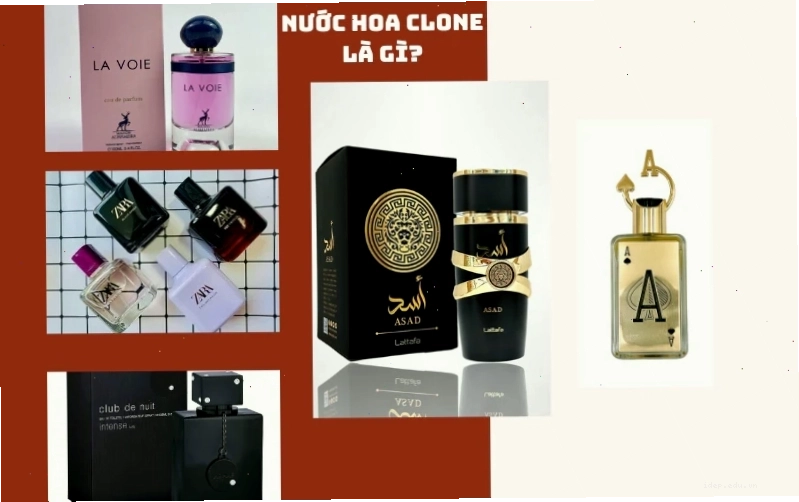 Hình ảnh minh họa cho khái niệm nước hoa clone
