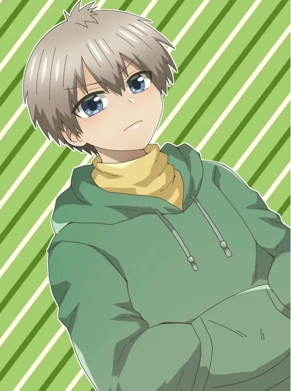 Hình ảnh nam anime cute với biểu cảm ngộ nghĩnh