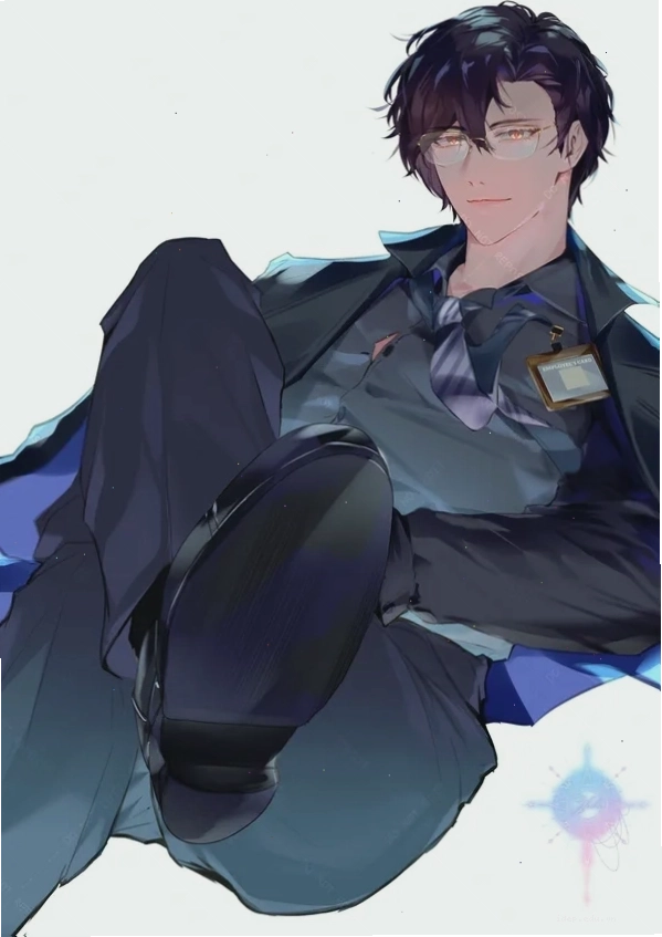 Hình ảnh nam anime lạnh lùng nhưng vẫn toát lên vẻ dễ thương