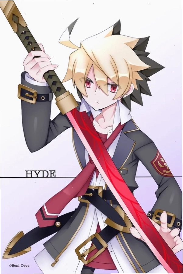 Hình ảnh nam anime ngầu với ánh mắt kiên định
