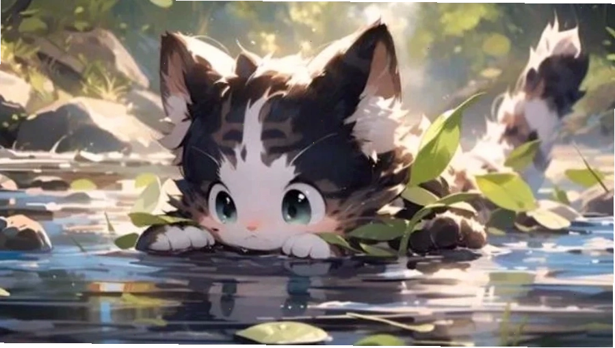Hình nền anime 3D nữ pháp sư với trang phục lộng lẫy