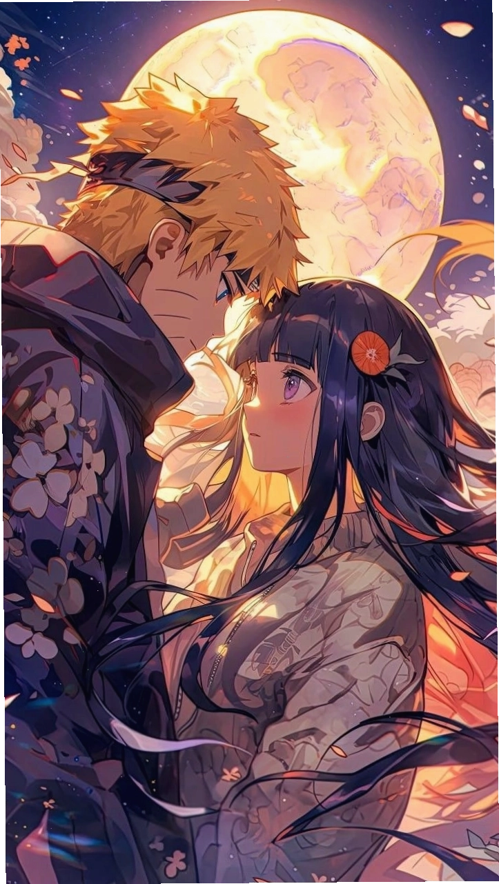 Hình nền điện thoại anime Naruto cặp đôi