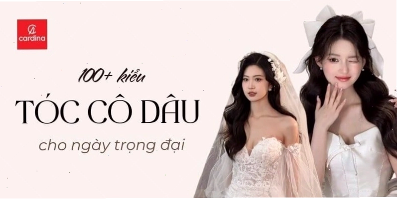 Kiểu tóc búi thấp cổ điển cho cô dâu