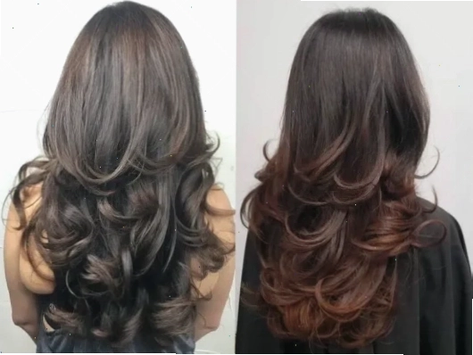 Kiểu tóc dài uốn lọn to sang trọng cho khuôn mặt gầy má hóp
