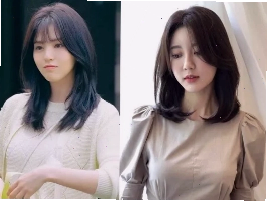 Kiểu tóc lob uốn sóng lơi mềm mại cho mặt gầy má hóp