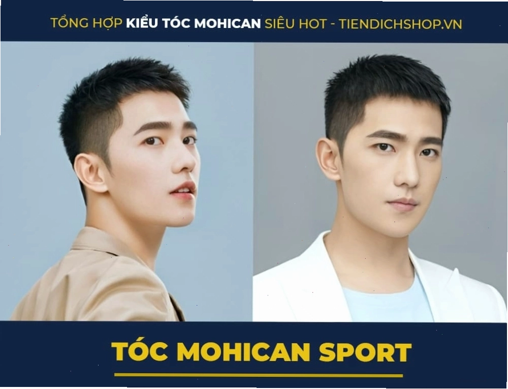 Kiểu tóc mohican ngắn Sport năng động