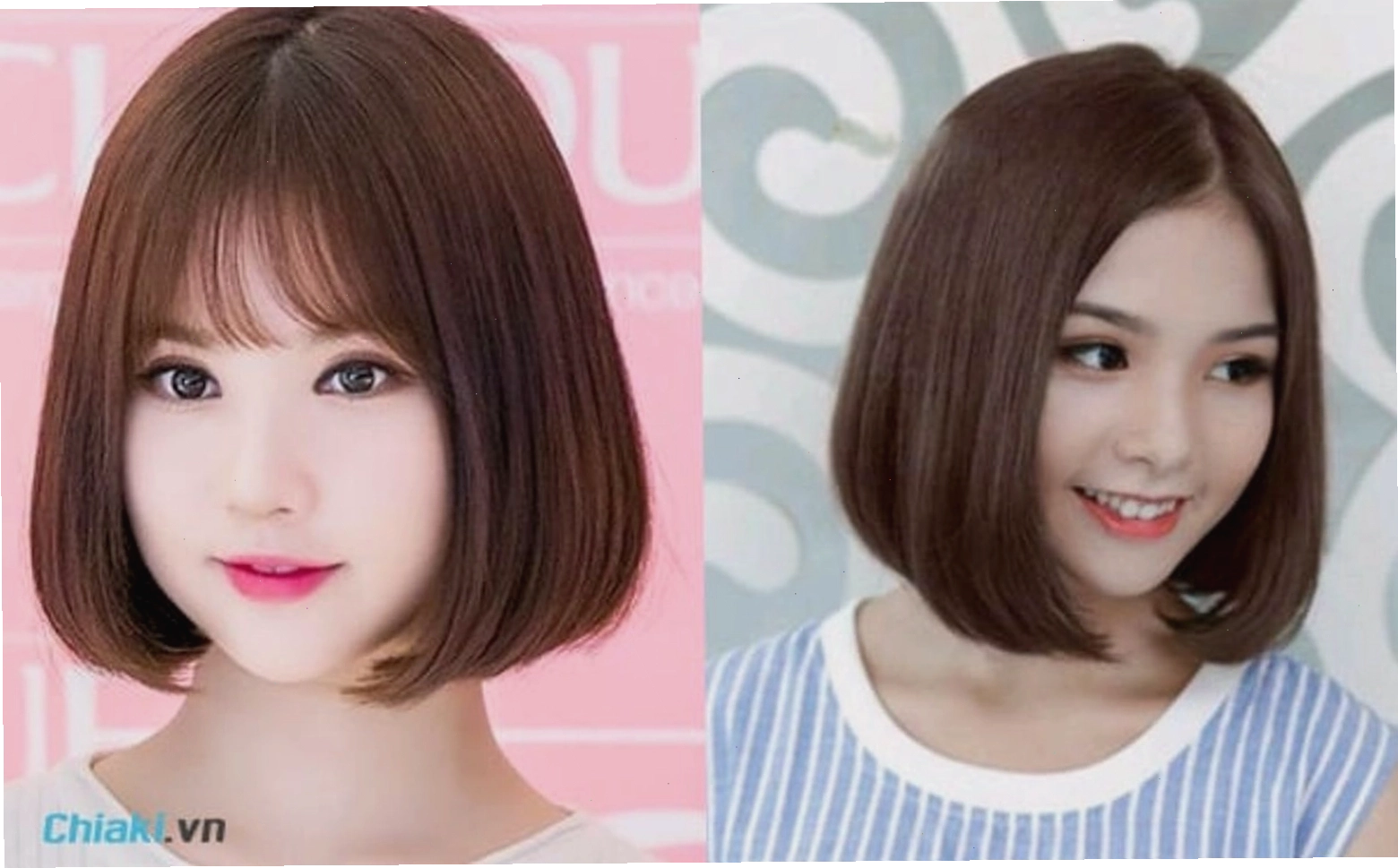 Kiểu tóc ngắn nữ uốn cụp ôm mặt, phù hợp với người có khuôn mặt nhỏ