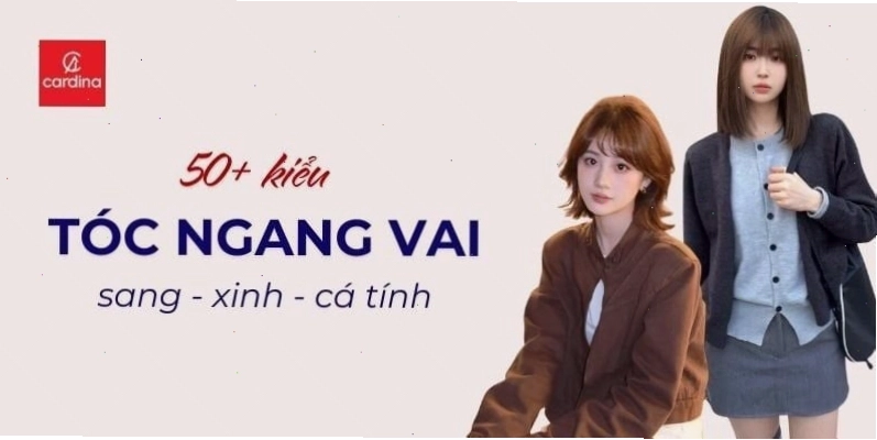 Kiểu tóc nữ ngắn ngang vai thẳng tự nhiên tôn lên nét đẹp thanh thoát