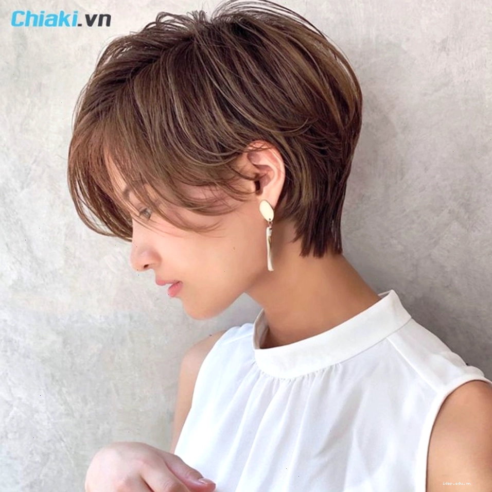 Kiểu tóc pixie bob tỉa layer