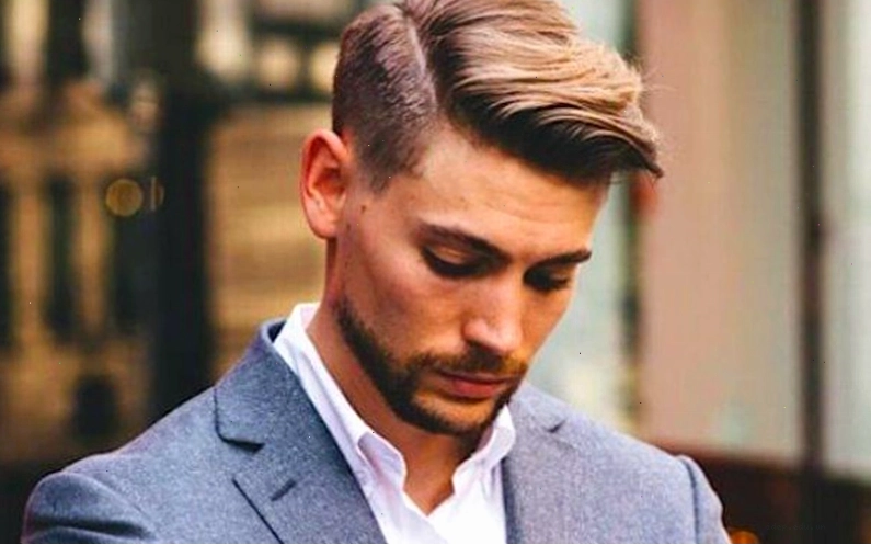 Kiểu tóc Undercut nam nhuộm màu nâu hạt dẻ