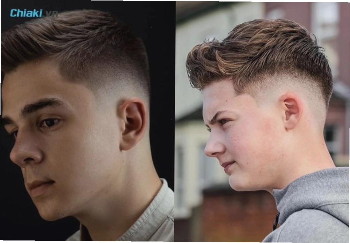 Kiểu tóc Undercut nam tính với phần đỉnh phồng và hai bên cắt sát