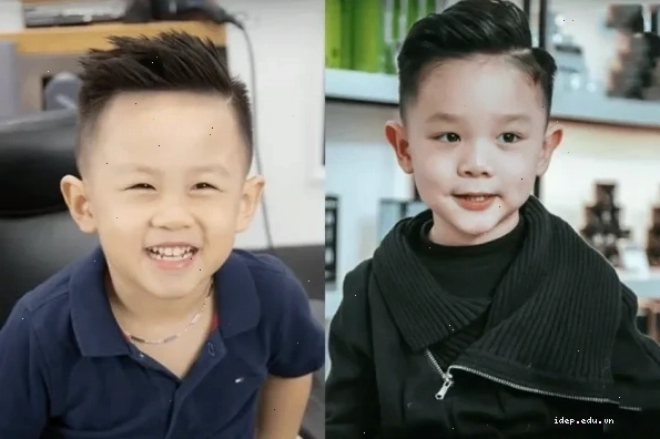 Kiểu tóc xoăn nhẹ Hàn Quốc cho bé trai mang vẻ ngoài lãng tử, đáng yêu