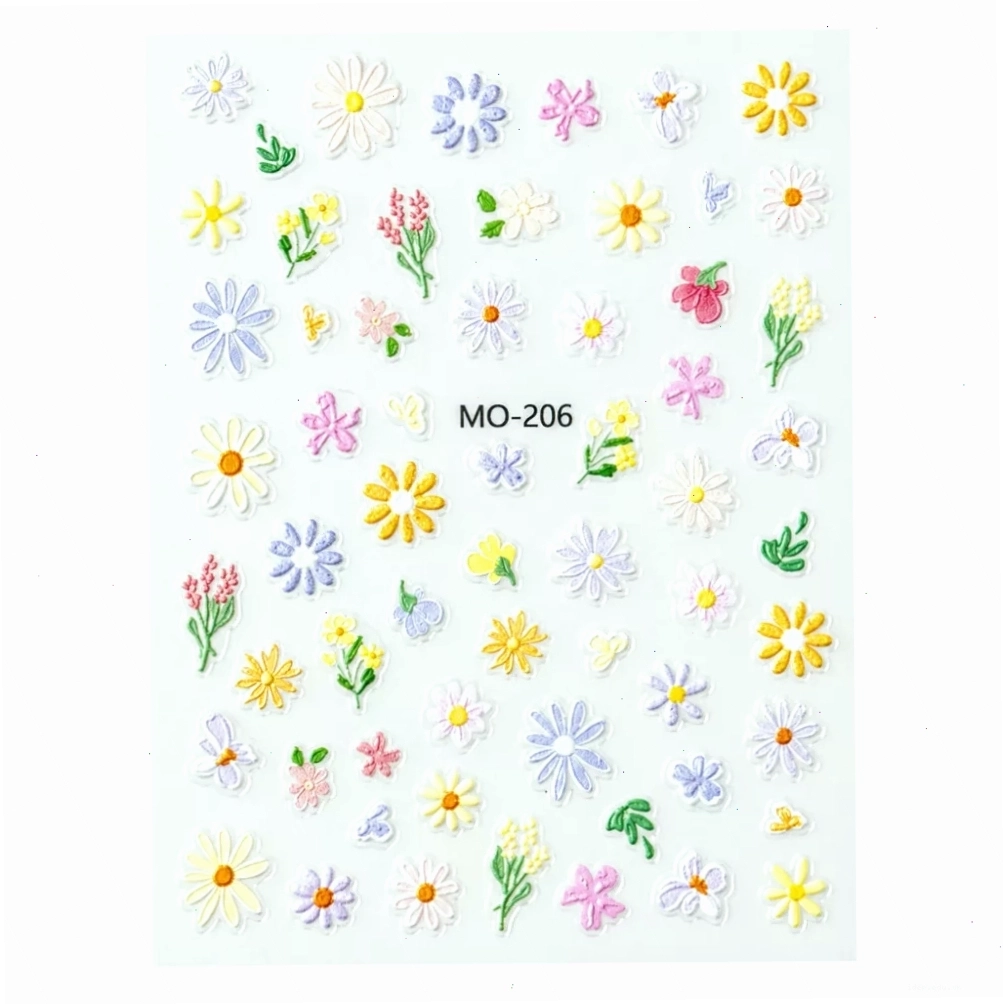 Körömmatrica - Spring Flowers