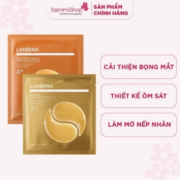 Lanbena Mặt nạ mắt 21g làm sáng và mờ quầng thâm