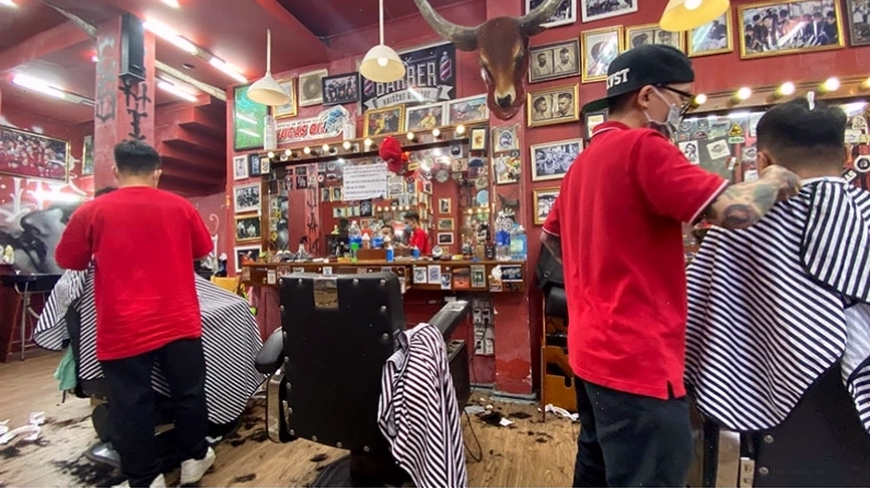 Liem Barber Shop với không gian hiện đại