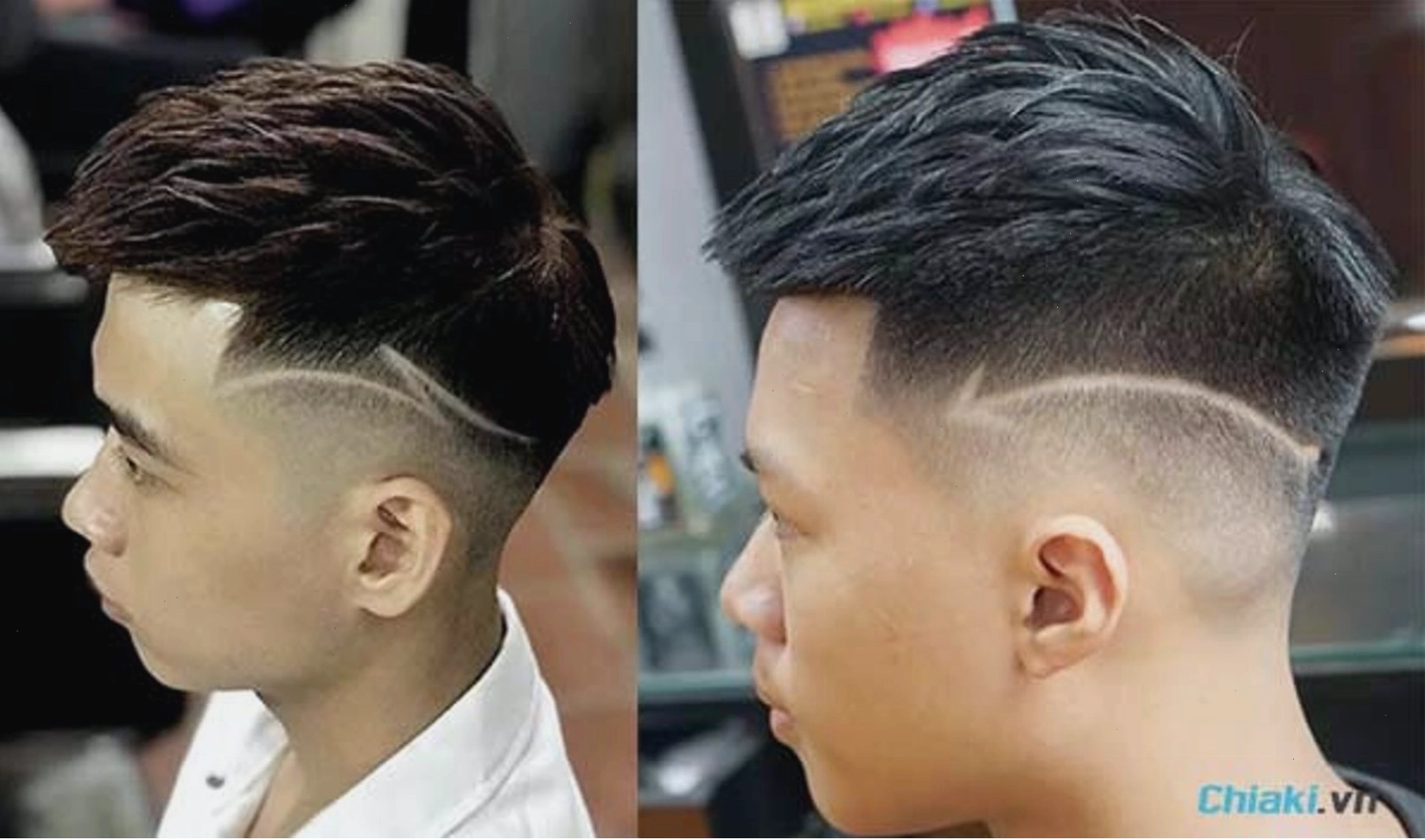 Mẫu kẻ tóc nam đẹp theo phong cách mohican