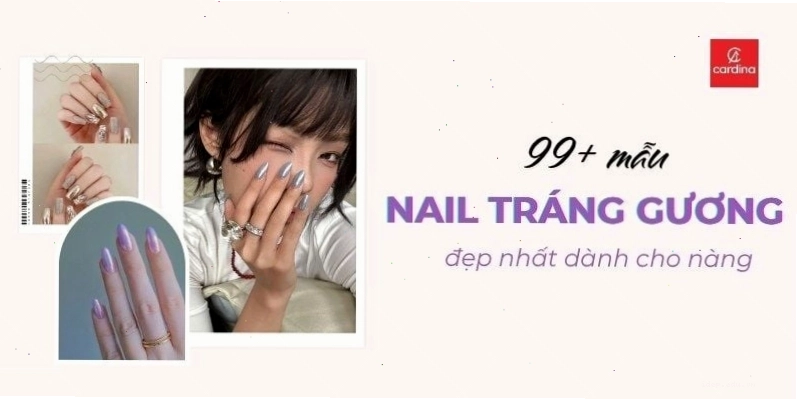 Mẫu nail chân tráng gương lấp lánh, thu hút mọi ánh nhìn